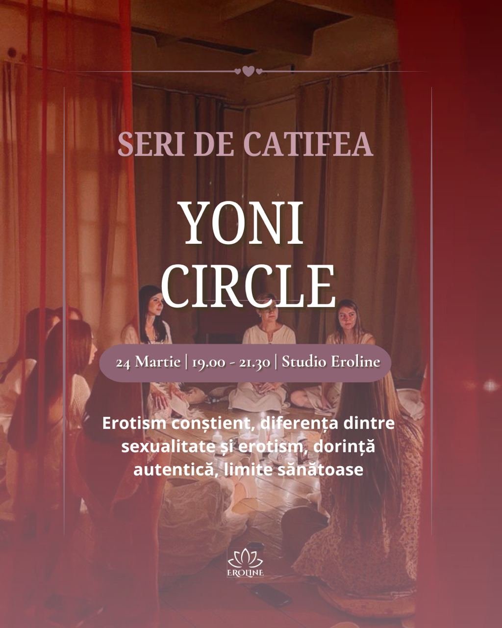 cerc sau sezatoare de femei la un yoni circle bucuresti